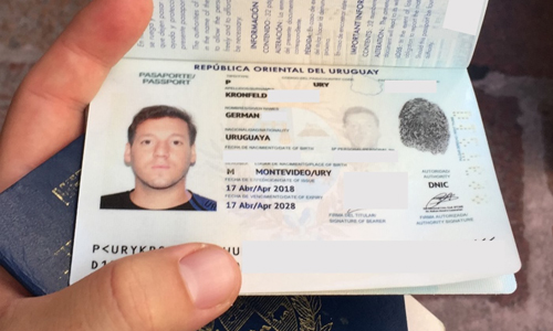 renovación de pasaporte uruguayo